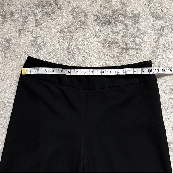 Oscar de la Renta Black Wide Leg Dress Pants Classic Designer Women’s 10 - Picture 10 of 11